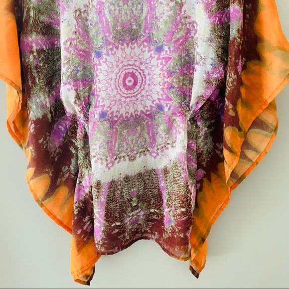 EARTHBOUND Sheer Pullover Top Sz Small - Picture 13 of 14